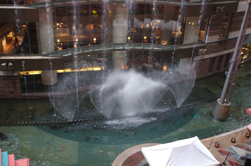 I liked the fan effect and how the water was blending together.