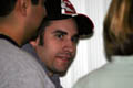 Jason from far away [redeye removed] (300mm, f/5.6, 1/60 sec, built-in flash)
